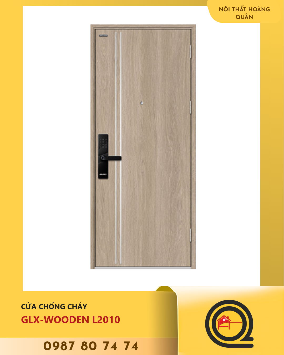 Cửa Gỗ Chống Cháy GLX-WOODEN L2010